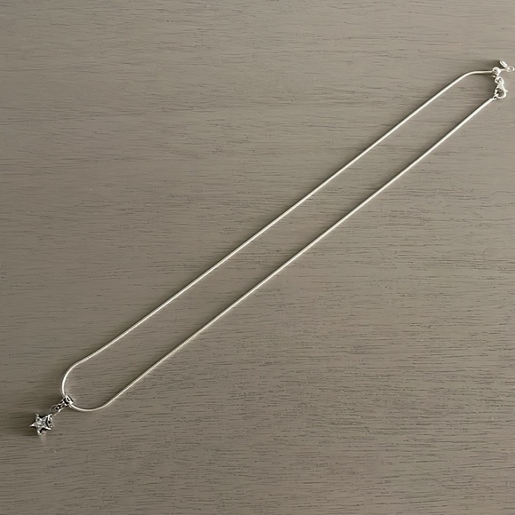 Silpada CZ Star Pendant N1413 with Italian Sterling Silver Snake Chain - Picture 5 of 11